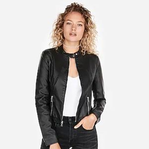 Express faux leather jacket - like new